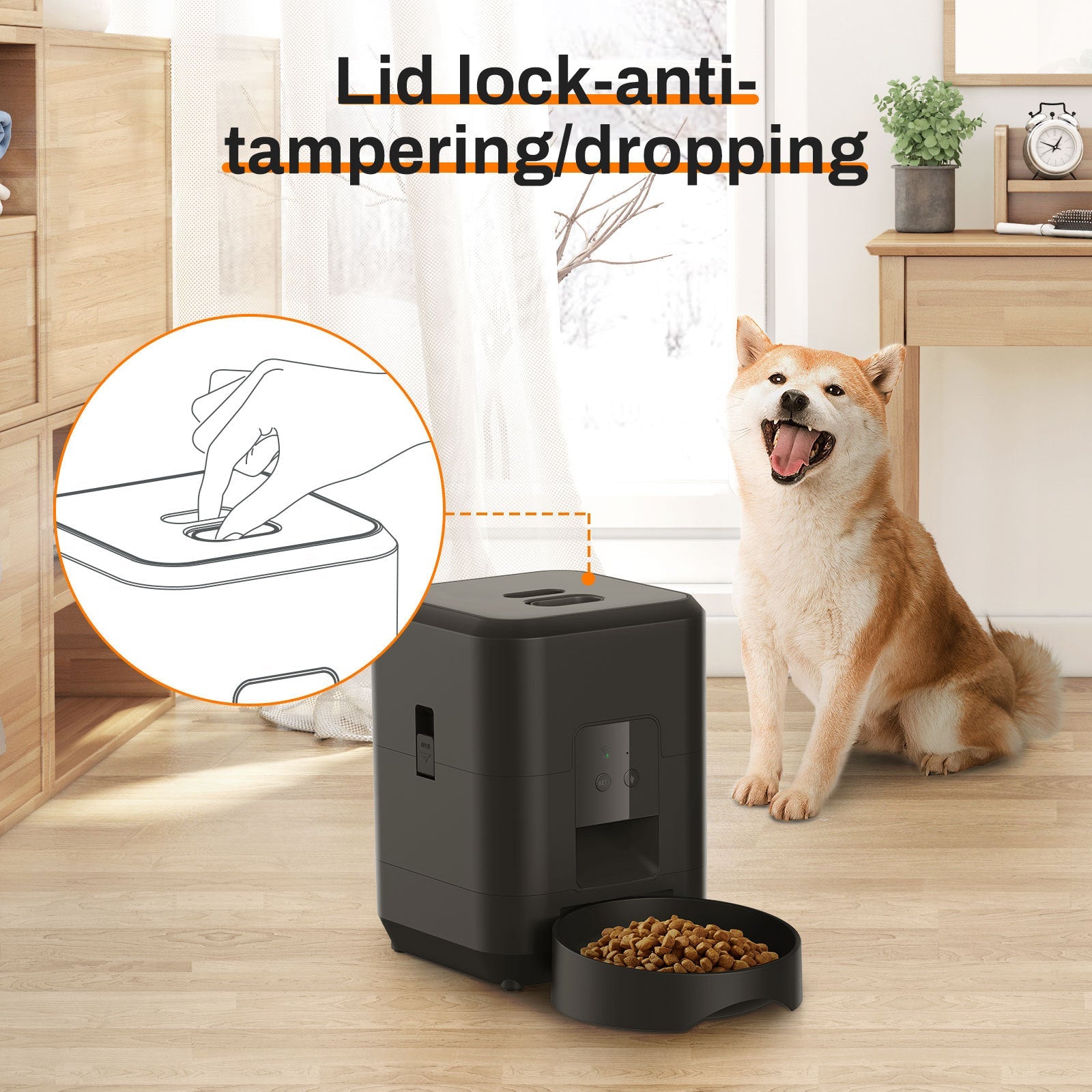 Revolutionize Your Pet's Feeding Routine with the HEYBO Smart Pet Feeder - Automatic 2L Capacity for Cats & Small Dogs
