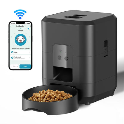 Revolutionize Your Pet's Feeding Routine with the HEYBO Smart Pet Feeder - Automatic 2L Capacity for Cats & Small Dogs